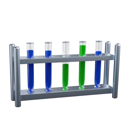 Test Tubes  3D Icon