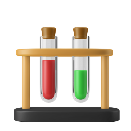 Test Tubes  3D Icon