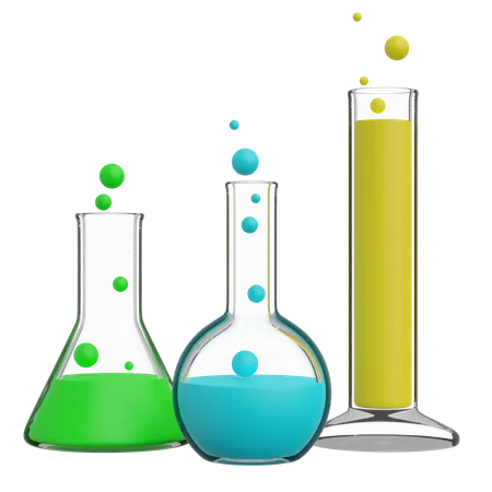 Test Tubes  3D Illustration