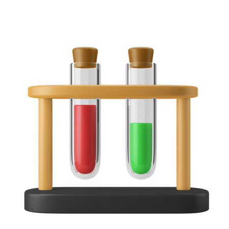 Test Tubes  3D Illustration