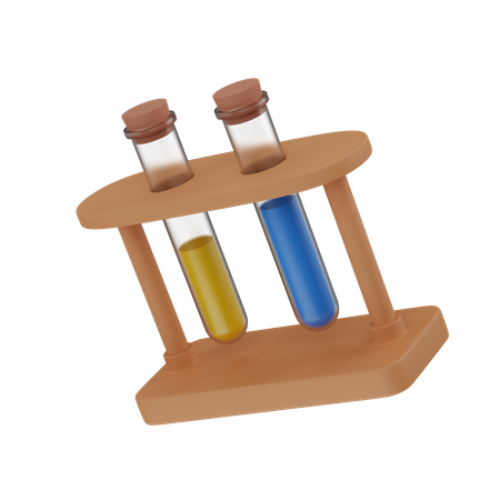 Test Tubes  3D Illustration