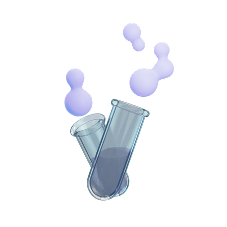 Test tubes  3D Illustration