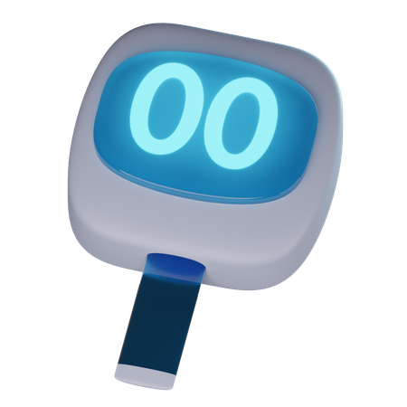 Testador de diabetes  3D Icon
