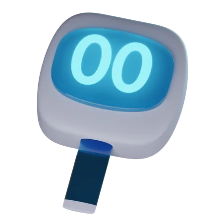 Testador de diabetes  3D Icon