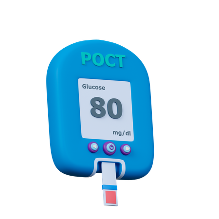 Teste de açúcar no sangue  3D Icon
