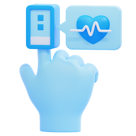 Teste de diabetes  3D Icon