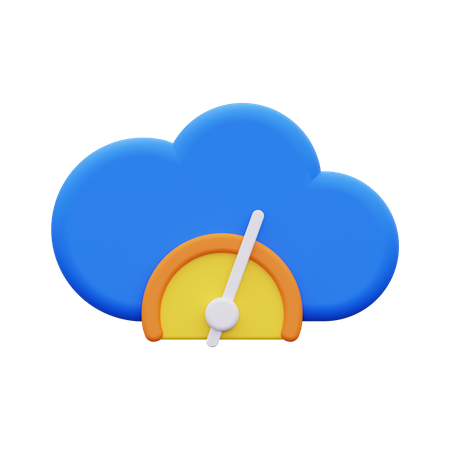 Testes em nuvem  3D Icon