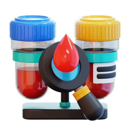 Teste de sangue  3D Icon