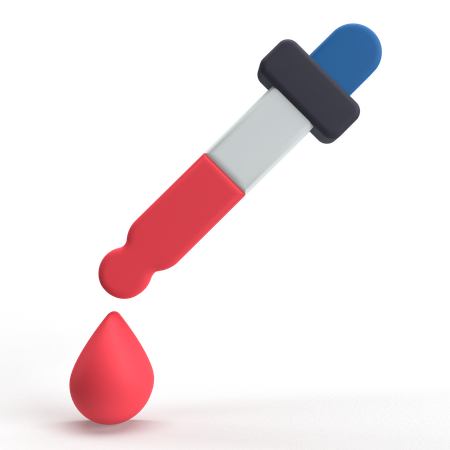 Teste de sangue  3D Icon