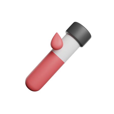 Teste de sangue  3D Icon