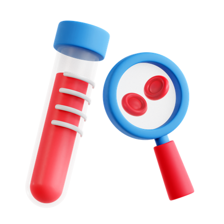 Teste de sangue  3D Icon