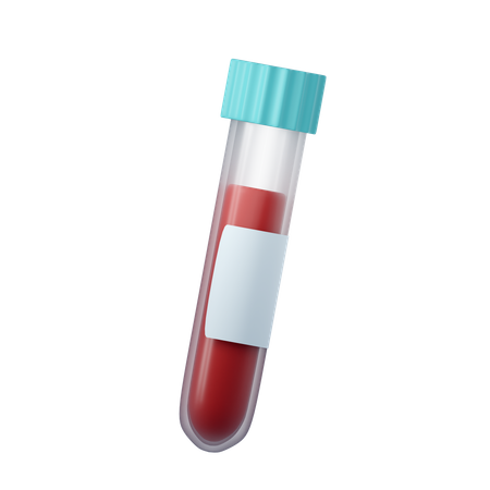 Teste de sangue  3D Icon