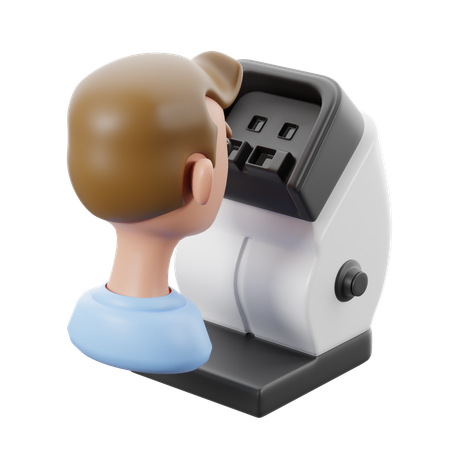 Teste médico visual  3D Icon