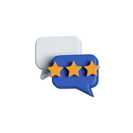 Testimonial Cart  3D Icon