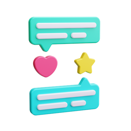 Testimonial  3D Icon