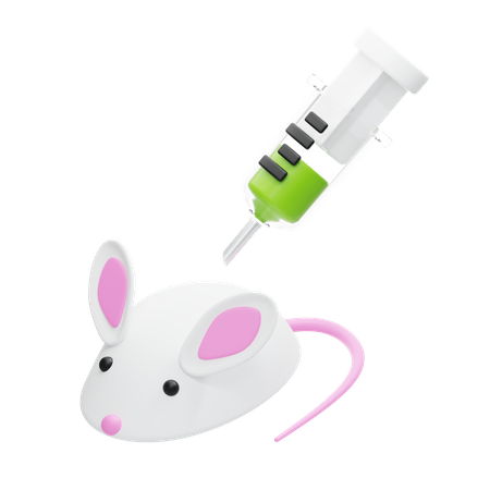 Tests de laboratoire sur souris  3D Icon