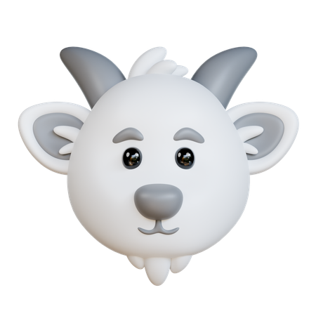 Tête de chèvre  3D Icon