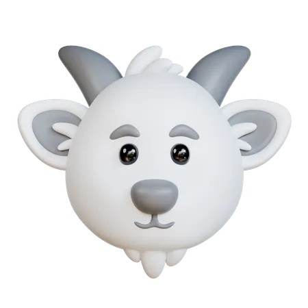 Tête de chèvre  3D Icon