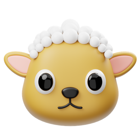 Tête de mouton  3D Icon