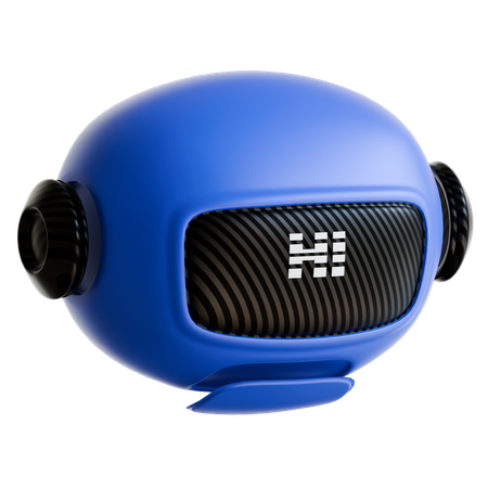 Tête de robot  3D Icon