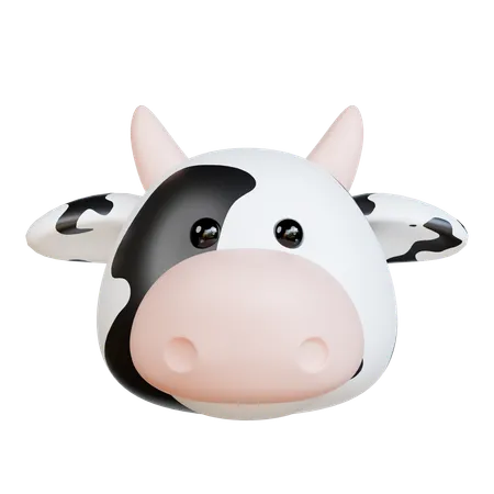 Tête de vache  3D Icon