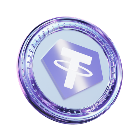 Tether  3D Icon