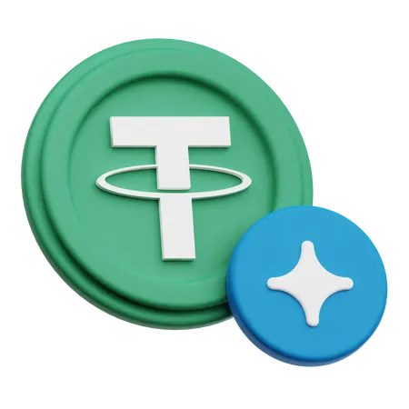 Tether  3D Icon