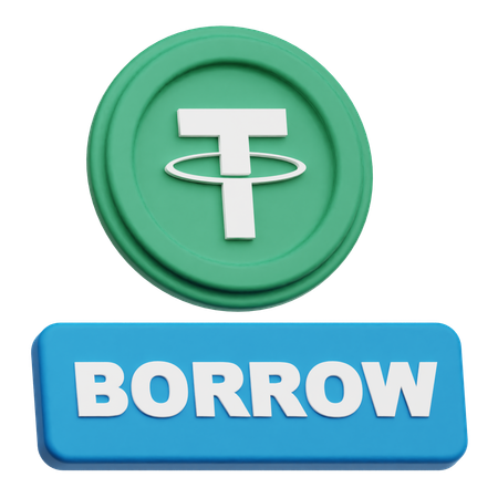 Tether Barrow  3D Icon
