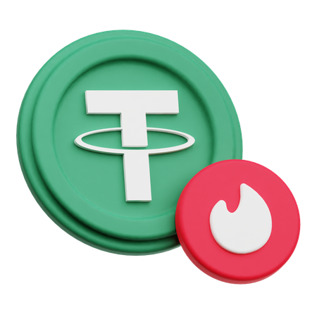 Tether Burn  3D Icon