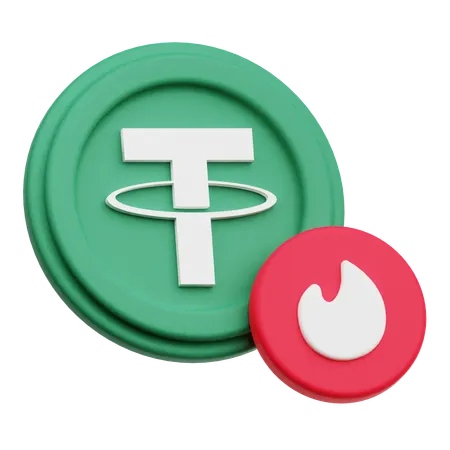 Tether Burn  3D Icon