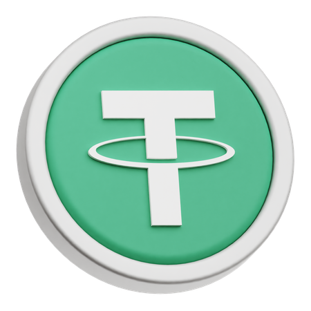 Tether Coin  3D Icon