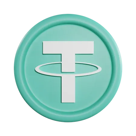 Tether Coin  3D Icon