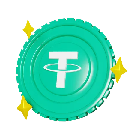 Tether Coin  3D Illustration