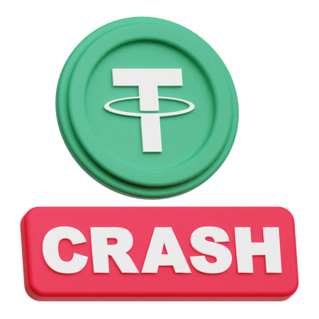 Tether Crash  3D Icon