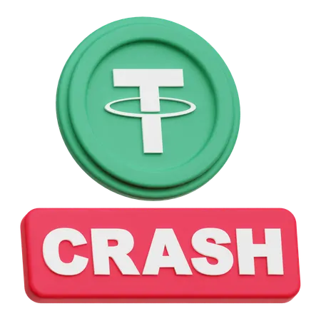 Tether Crash  3D Icon