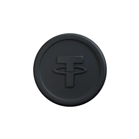 Moneda criptográfica Tether  3D Icon
