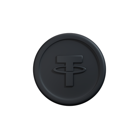 Tether crypto coin  3D Icon