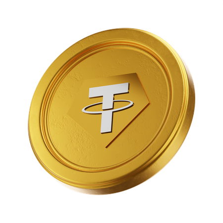 Tether Gold  3D Icon