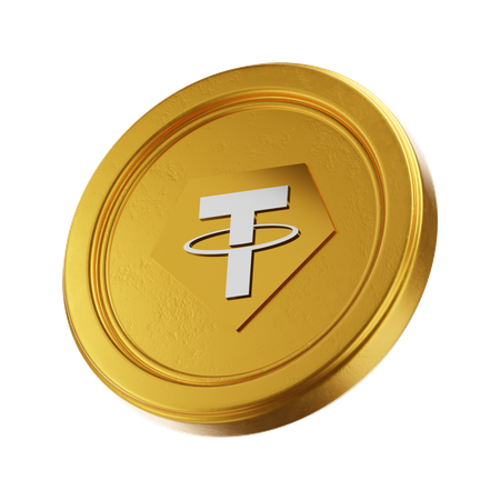 Tether Gold  3D Icon