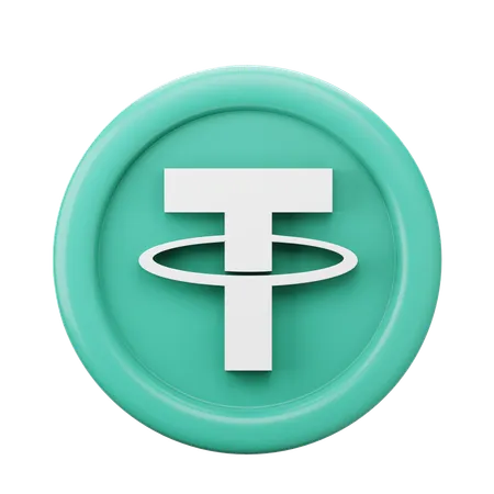 Tether Usdt Coin  3D Icon