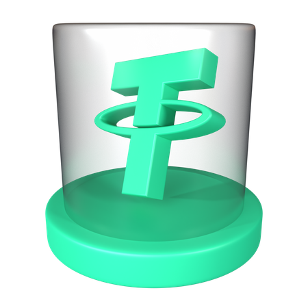 Tether USDT Kryptowährung  3D Icon