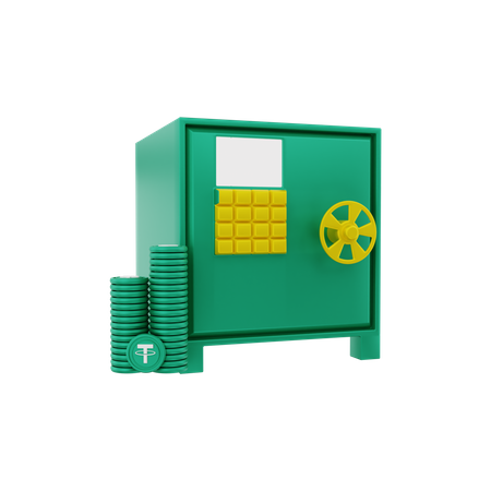 Tether vault  3D Icon