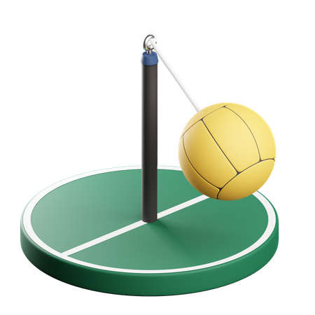 Tetherball  3D Icon