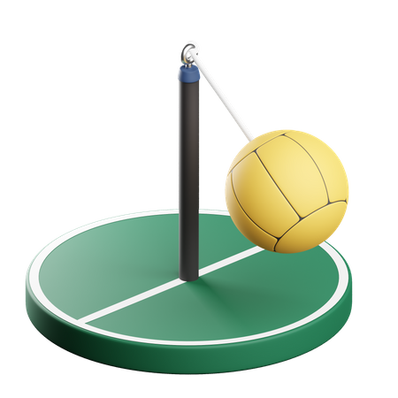 Tetherball  3D Icon