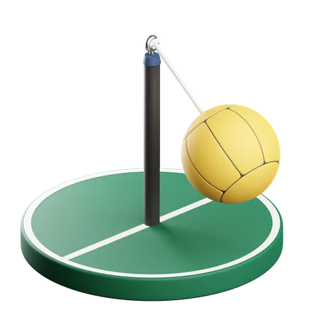 Tetherball  3D Icon