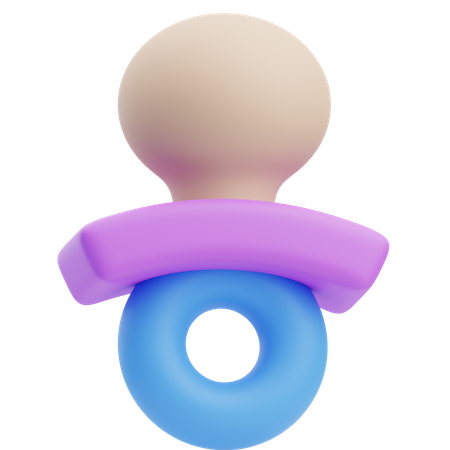 Bébé mamelon  3D Icon