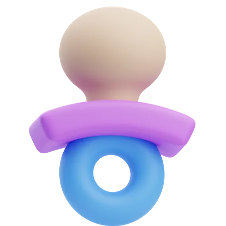 Bébé mamelon  3D Icon