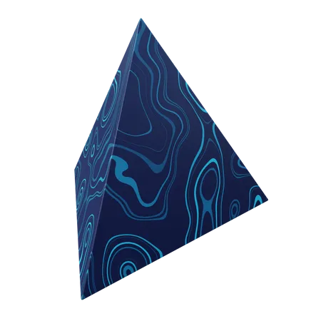 Tetraedro  3D Illustration