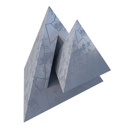 Tetrahedron  3D Illustration