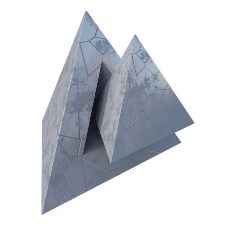 Tetrahedron  3D Illustration